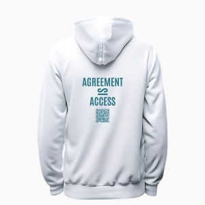 Classic Comfort White Hoodie