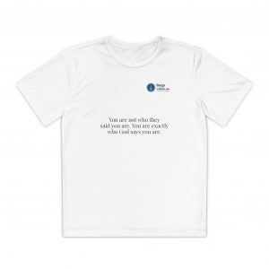 Youth Faith Tee — "You are not who they said you are" Inspirational QR Shirt